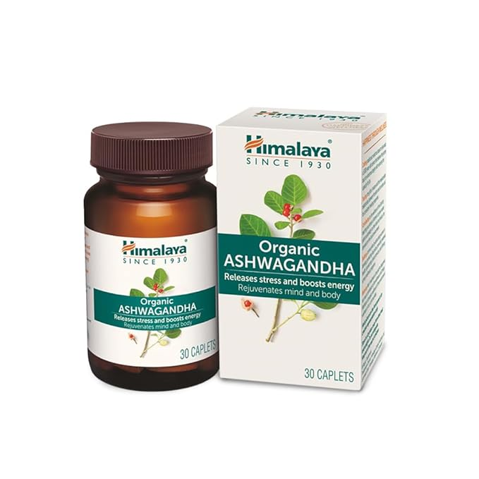 Himalaya Organic Ashwagandha 670Mg Tablet |Helps Release Stress | Rejuvenates Mind And Body | General Wellness | Pack Of 30