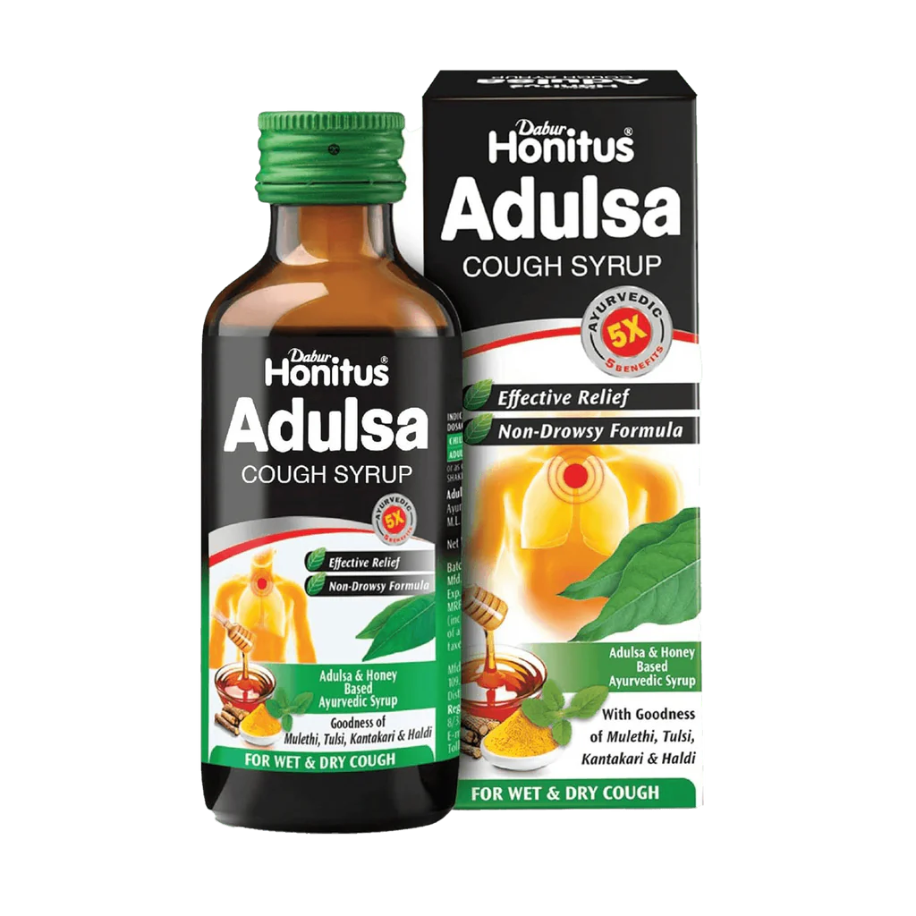 Dabur Honitus Adulsa Cough Syrup - 100ml