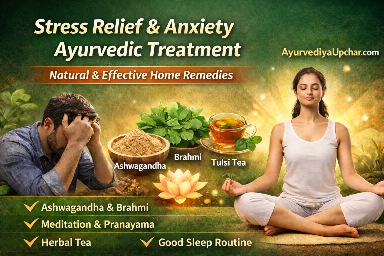 तनाव और चिंता का आयुर्वेदिक इलाज | Stress & Anxiety Treatment in Hindi (2026 Guide)