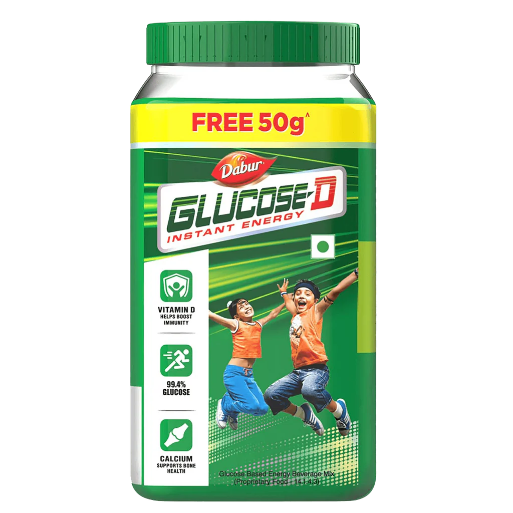 Dabur Glucose-D Jar - 450g + 50g Free