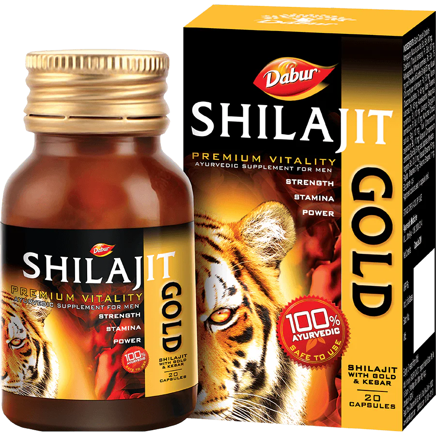 Dabur Shilajit Gold Capsules - 20 Capsules